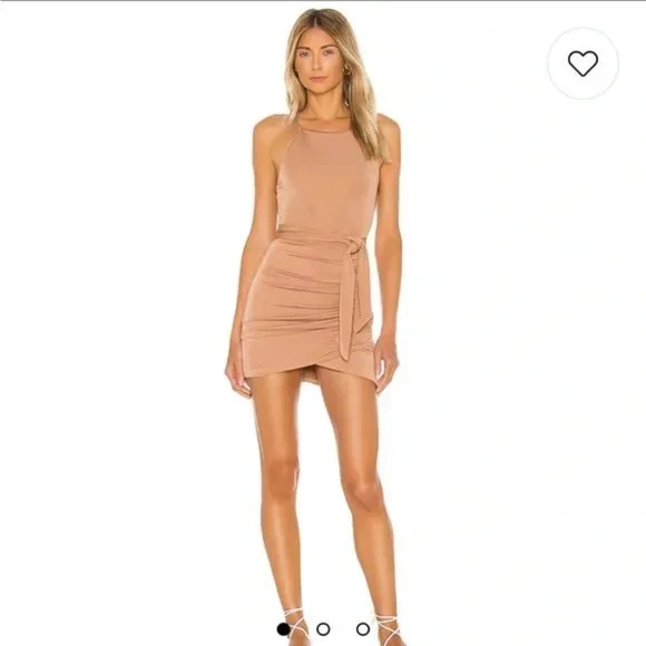 princess polly baby blue dress Brown Mini Dresses main image 1